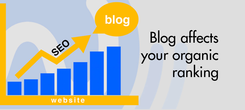 Blog affects your organic ranking
