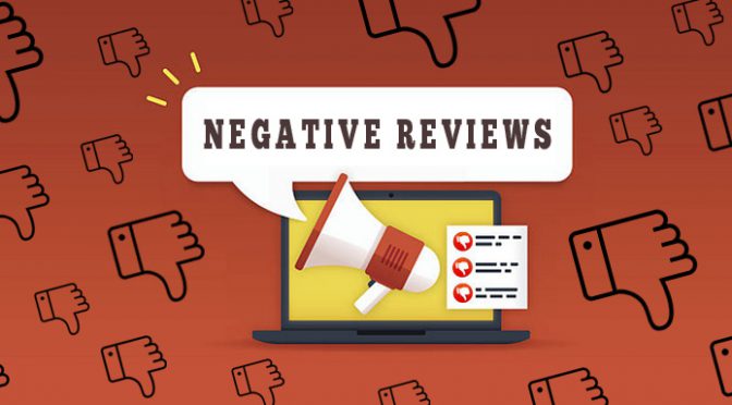 facing negative reviews