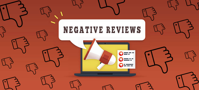 facing negative reviews