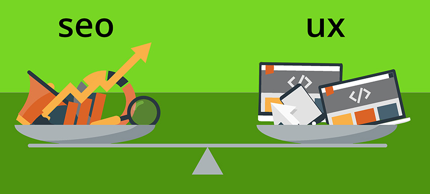 Combination of SEO and UX