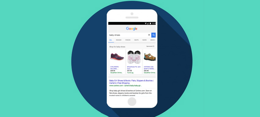 Good news! Now search products easily with Google shopping ads